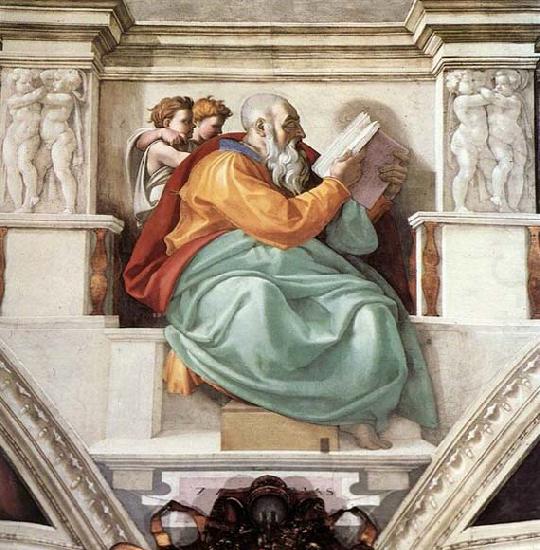 Michelangelo Buonarroti Zechariah china oil painting image